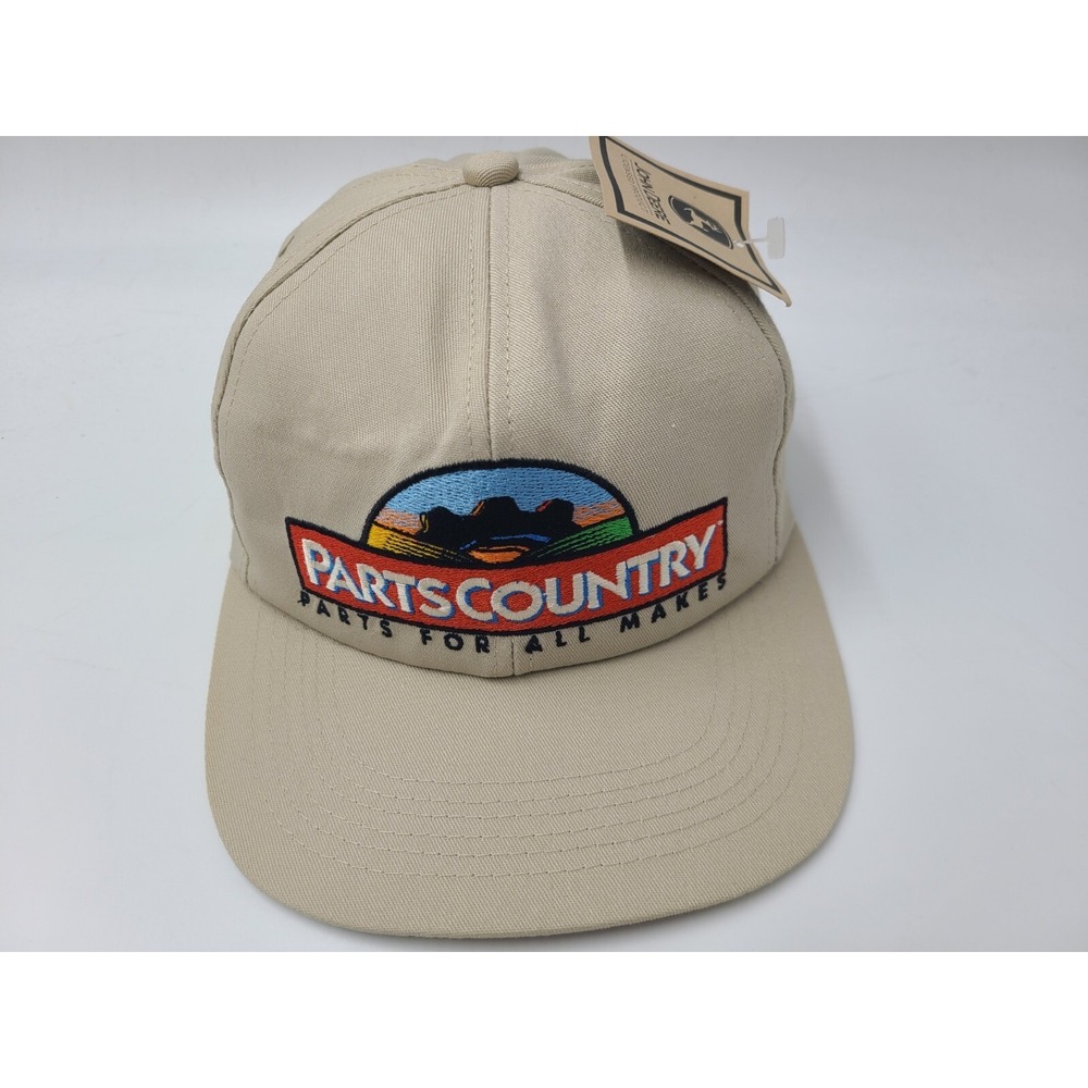 Vintage Parts Country John Deere K-Products‎ Snapback Hat Cap Farm Dad Men Beige